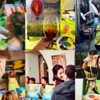 Painty Party - рисуем вместе за бокалом вина! Painty Party - рисуем вместе за бокалом вина!